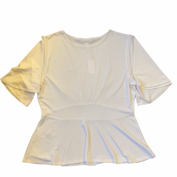 Banana Republic white bell sleeve top M NWT - Picture 3 of 9